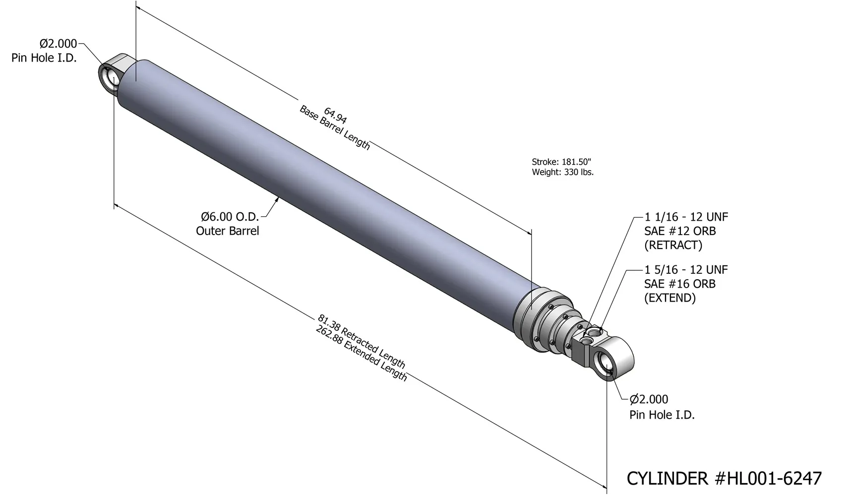 Cylinder structure