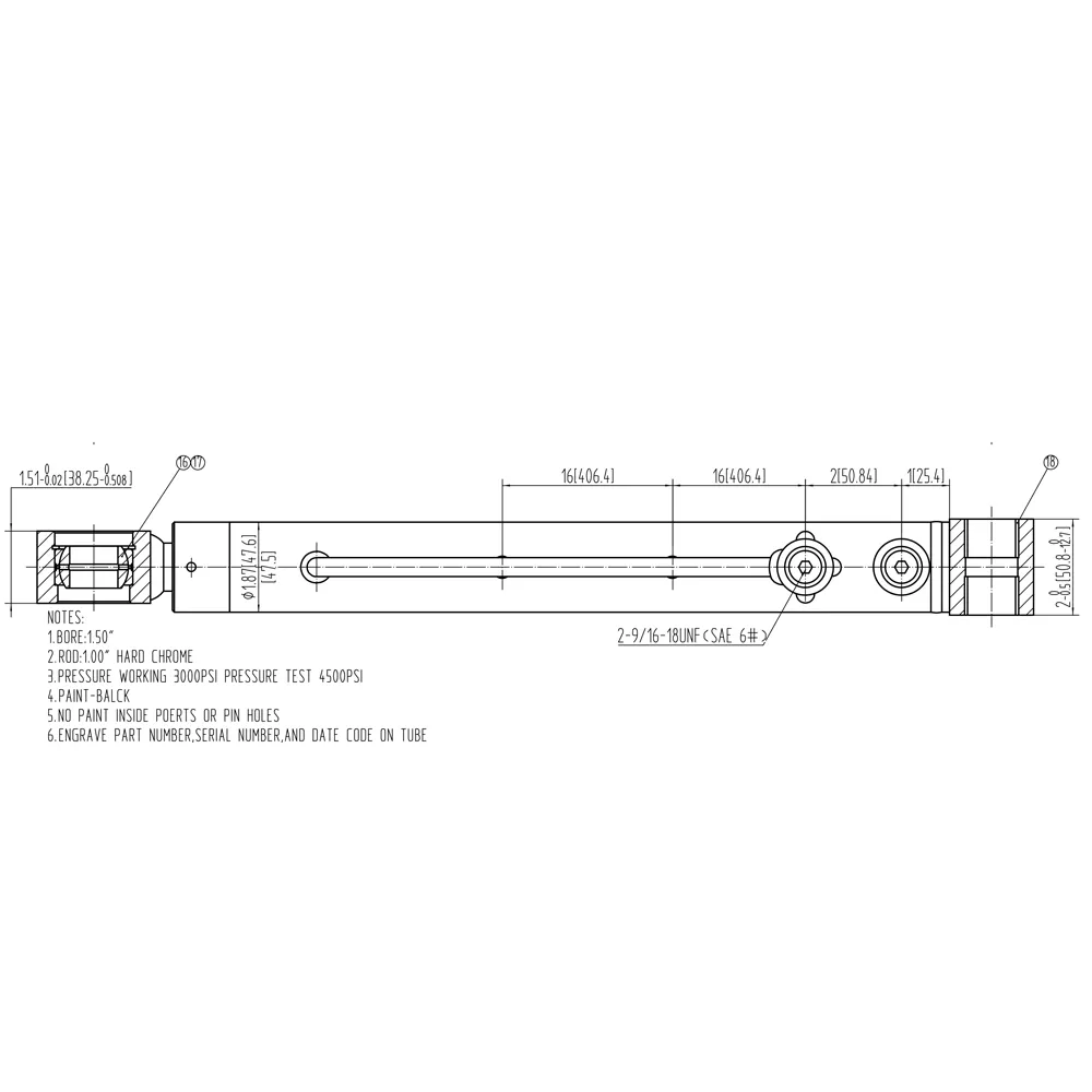 De storingsanalyse van de hydraulische cilinder