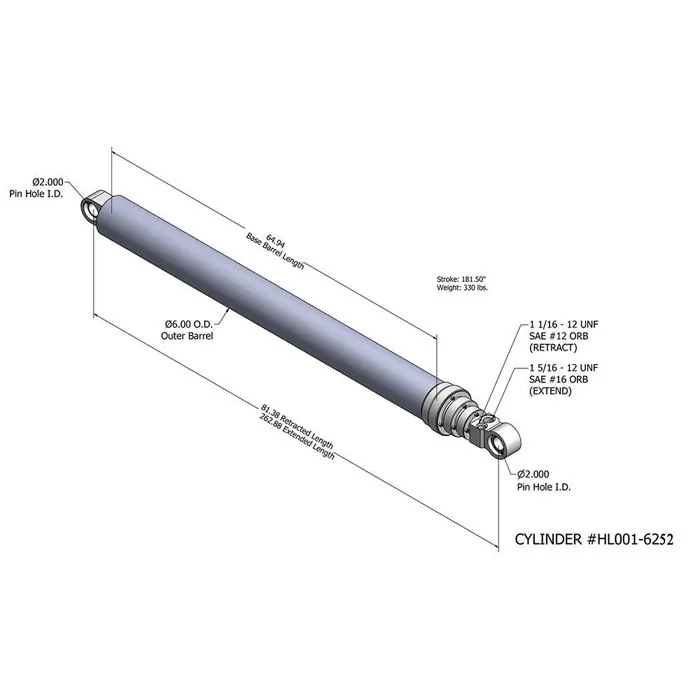 Packeject cilinder eentraps