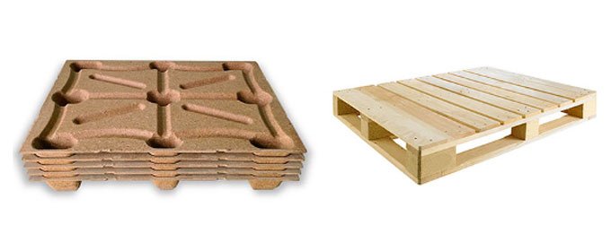 4 Way Compressed Wood Pallet