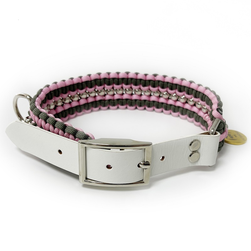 Paracord Dog Collar with Bead