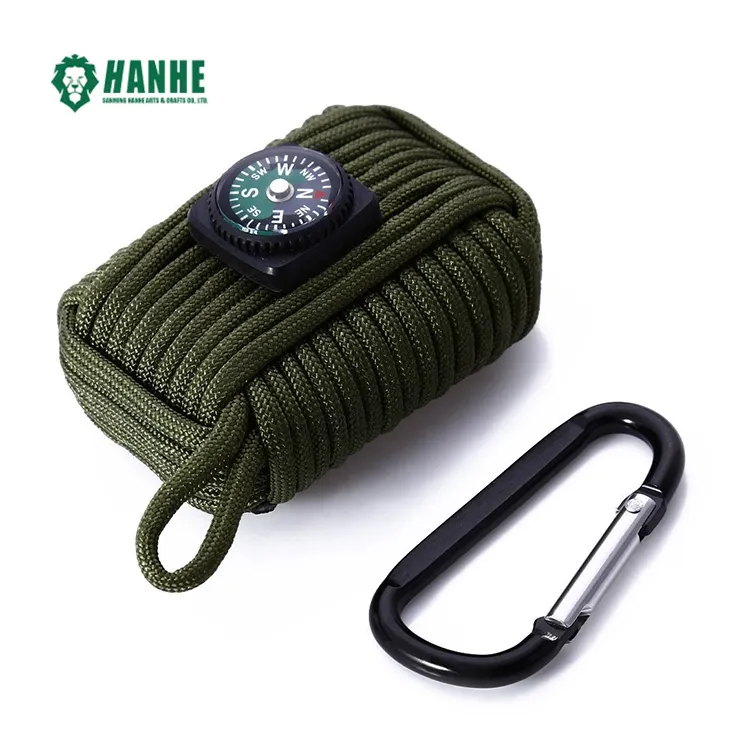 8 værktøjer Survival Paracord Grenad Kit