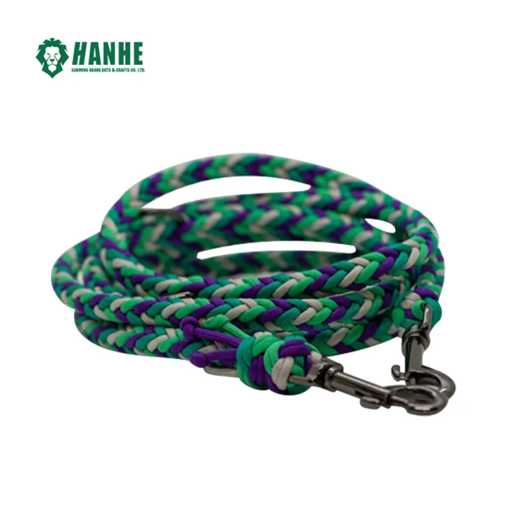 Verstellbare 3-fach Paracord Hundeleine