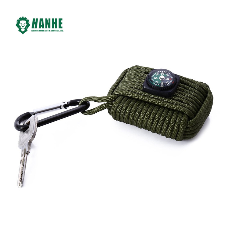 8 herramientas Survival Paracord Grenad Kit