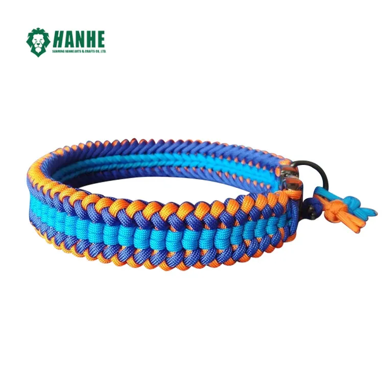 Collier pour chien large tissage sanctifié Paracord