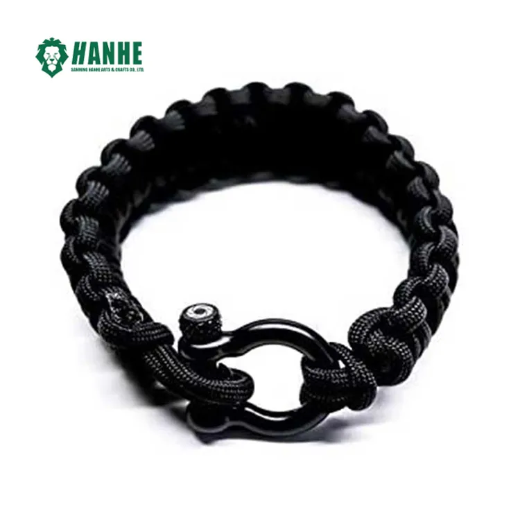 팔찌가있는 Paracord 손목 카메라 스트랩