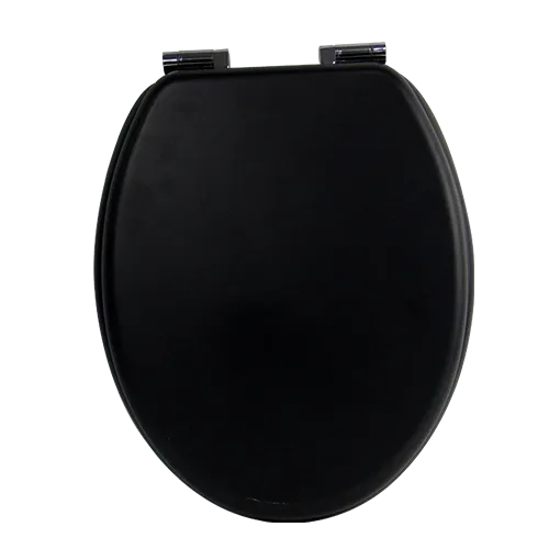 Standard Round black Toilet Seat