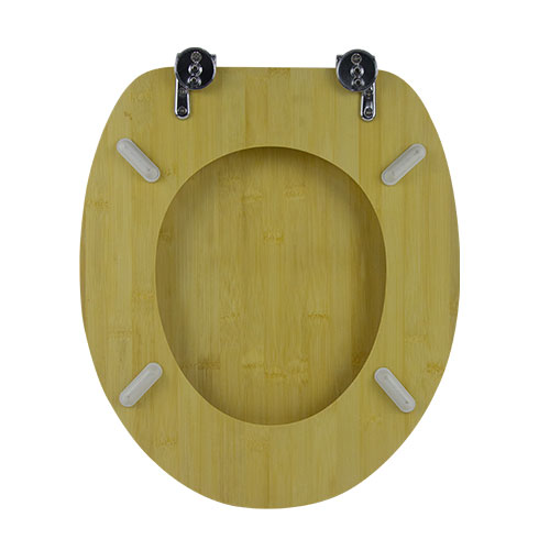 Universāls bambusa tualetes sēdeklis