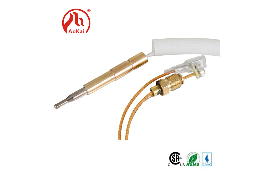 The thermocouple is combined by two different alloy materials