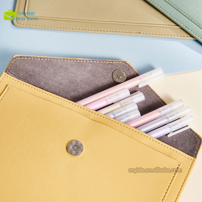 Custom Envelope Clutch PU Leather Folder File Document Bag