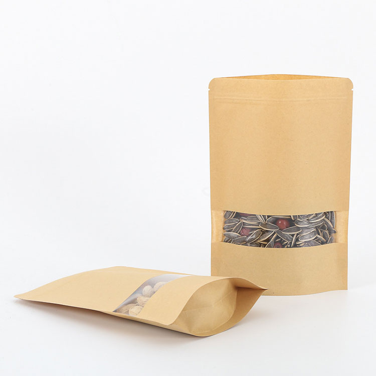 self-standing kraft paper bag