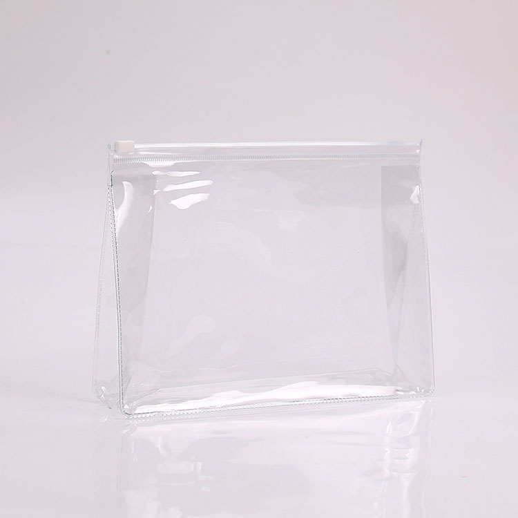 square bottom clear cosmetic bag