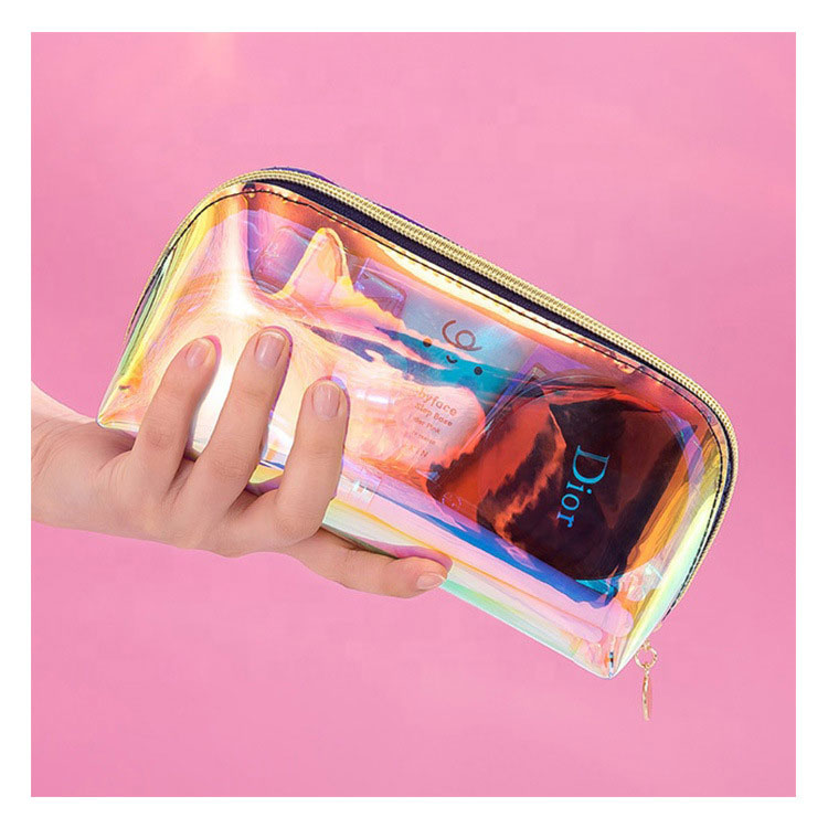 laser holographic cosmetic bag