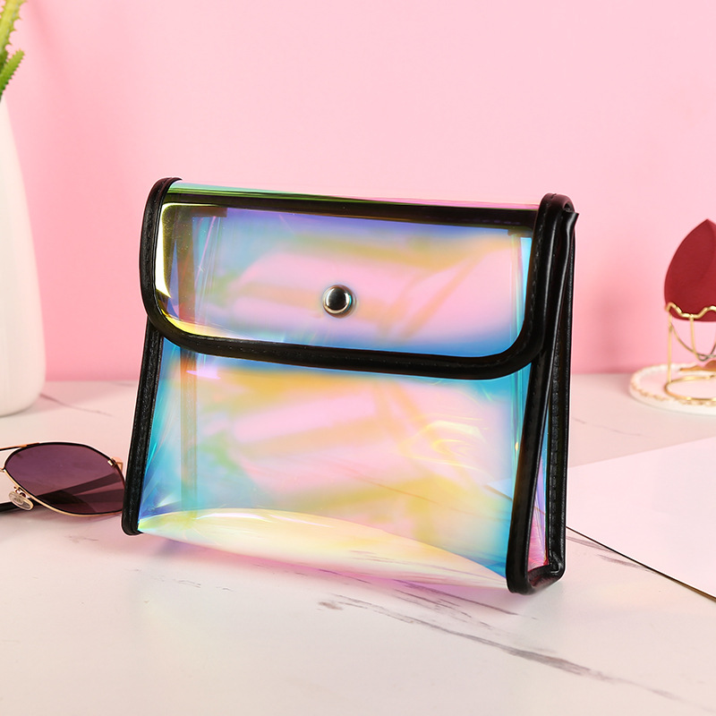 Laser Button Cosmetic Bag