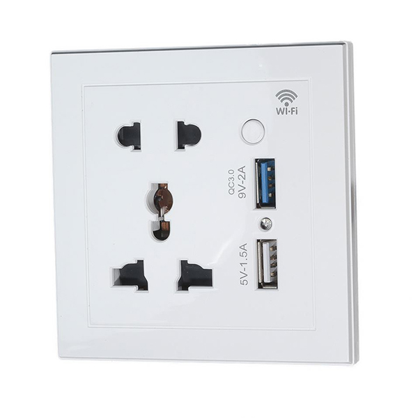 What are the main functions of a smart socket outlet?