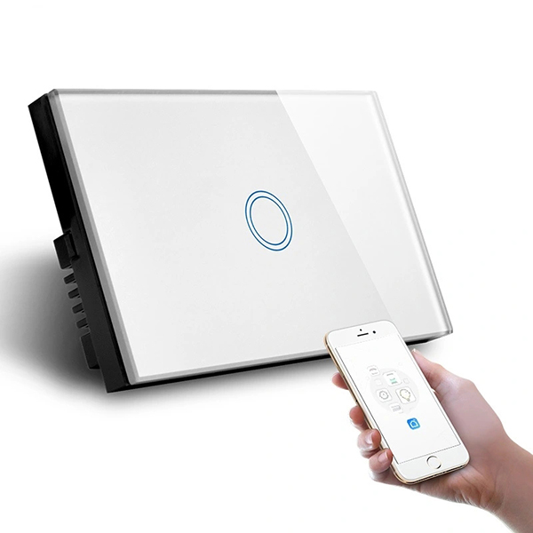 Безжичен дистанционен Wifi превключвател Glass Touch