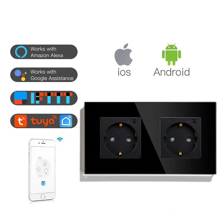 Latest Selling Eu Outlet Electrical Wall Smart Socket