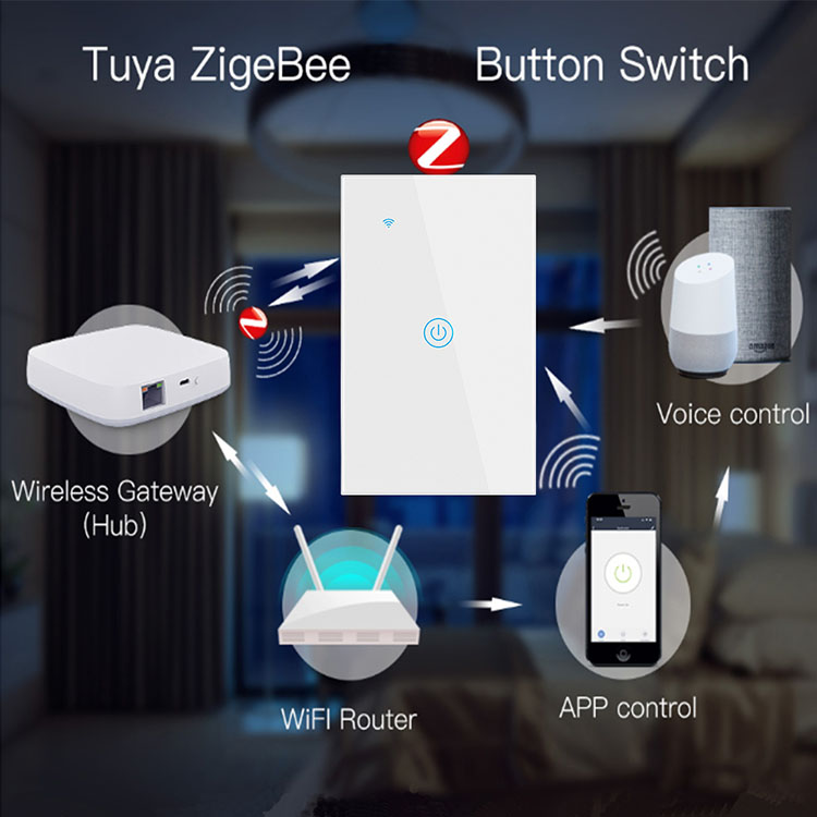 Touch Screen Smart Wifi Wall Switch