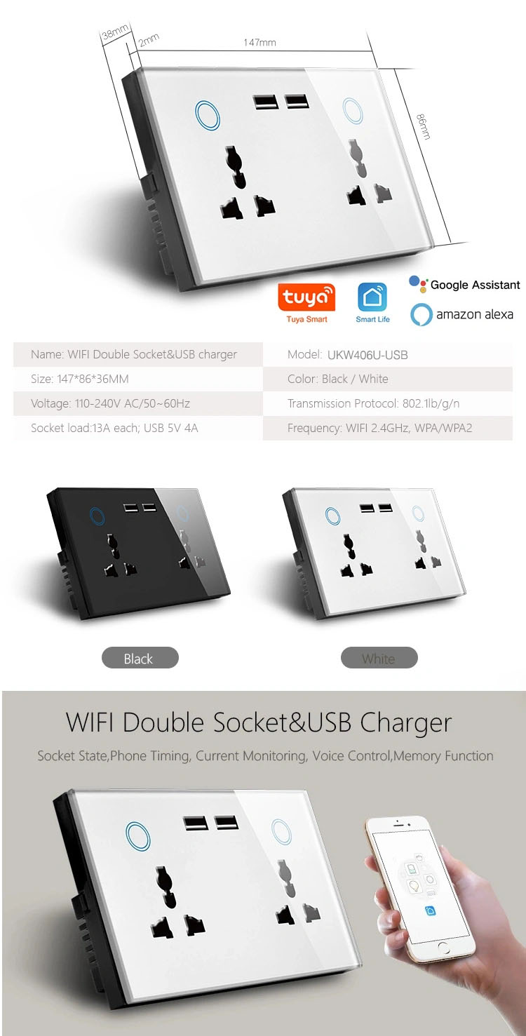 Wifi Smart Wall Socket