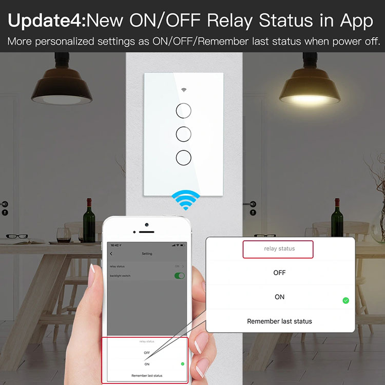 Wifi Smart Wall Touch Light Switch