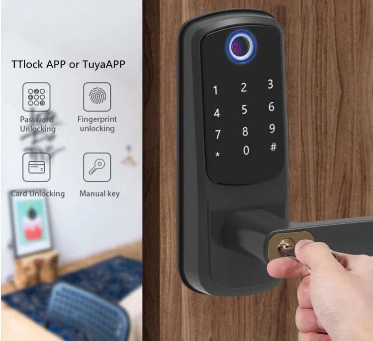 Home Electronic Electric Tuya App Wifi Smart Lock