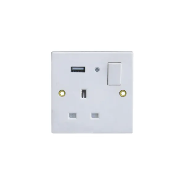 Interruptores de pared USB universales enchufes