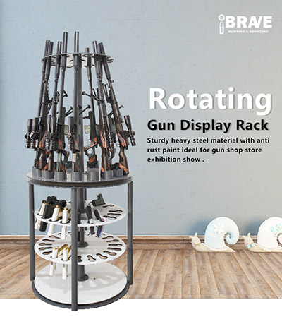 Rotating Gun Display Rack
