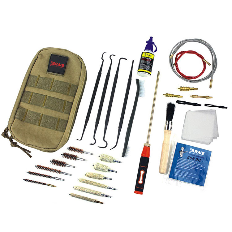 All in One Deluxe Aluminum Case Gun Cleaning Kit with Completed Cleaning and Gunsmith tools