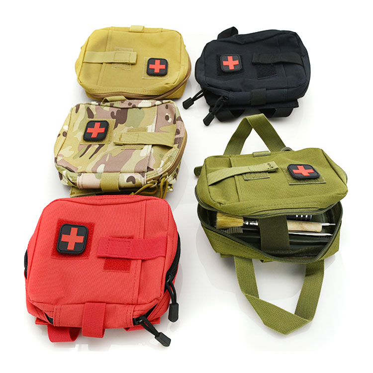 सामरिक प्राथमिक चिकित्सा किट बहुआयामी चिकित्सा सहायक बैग