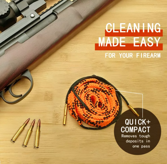 How to use the gun cleaning kit, hunting and shooting boresnake kit?
