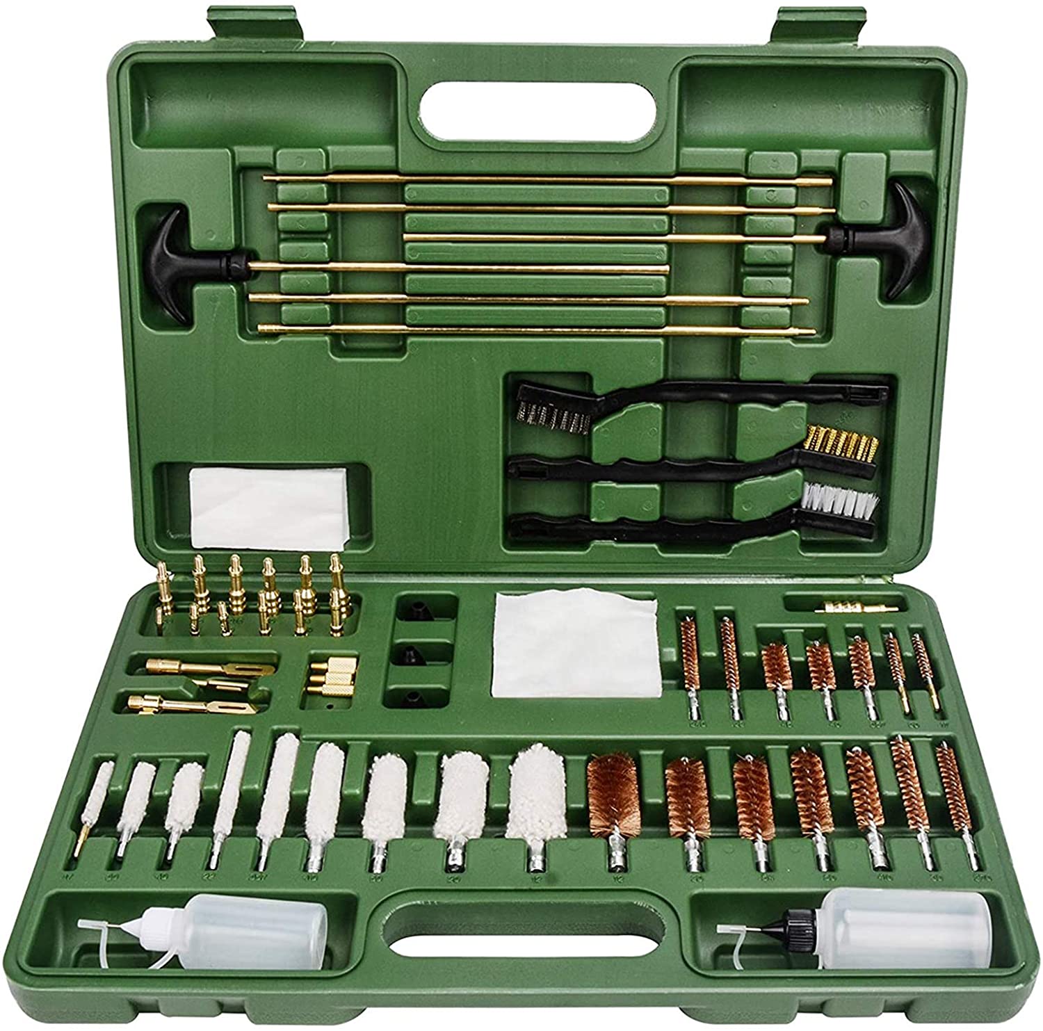 Universal Gun Cleaning Kit for All Guns with Case Travel Size Portable 