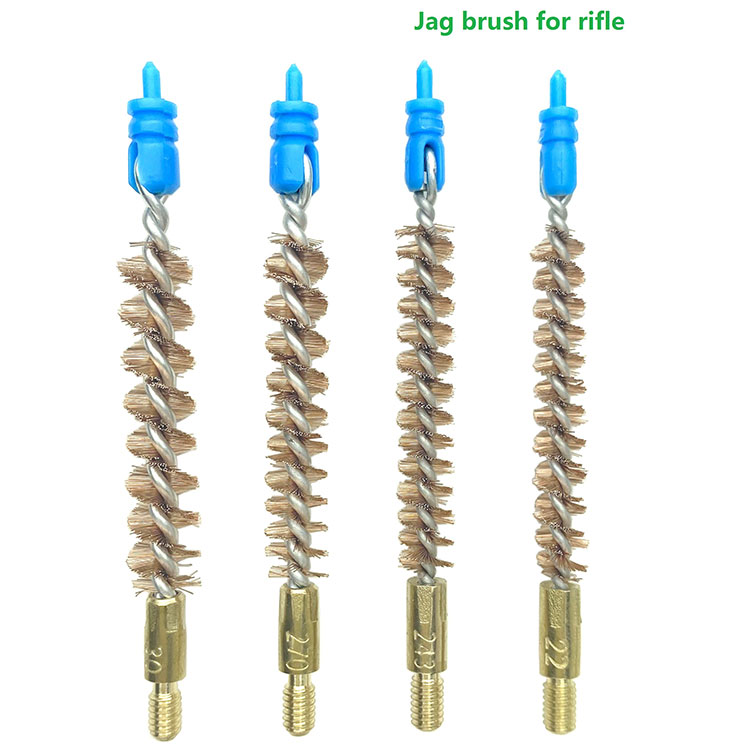 Bronze Wires Jag Brush for Gun Bore Cleaning