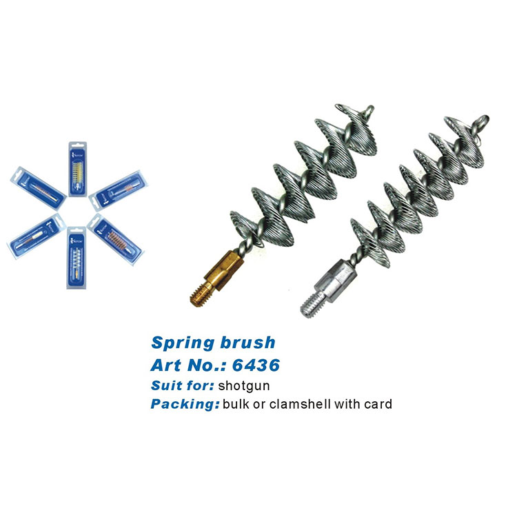 Spring Twisted Gun Cleaning Brush for Bore Cleaning