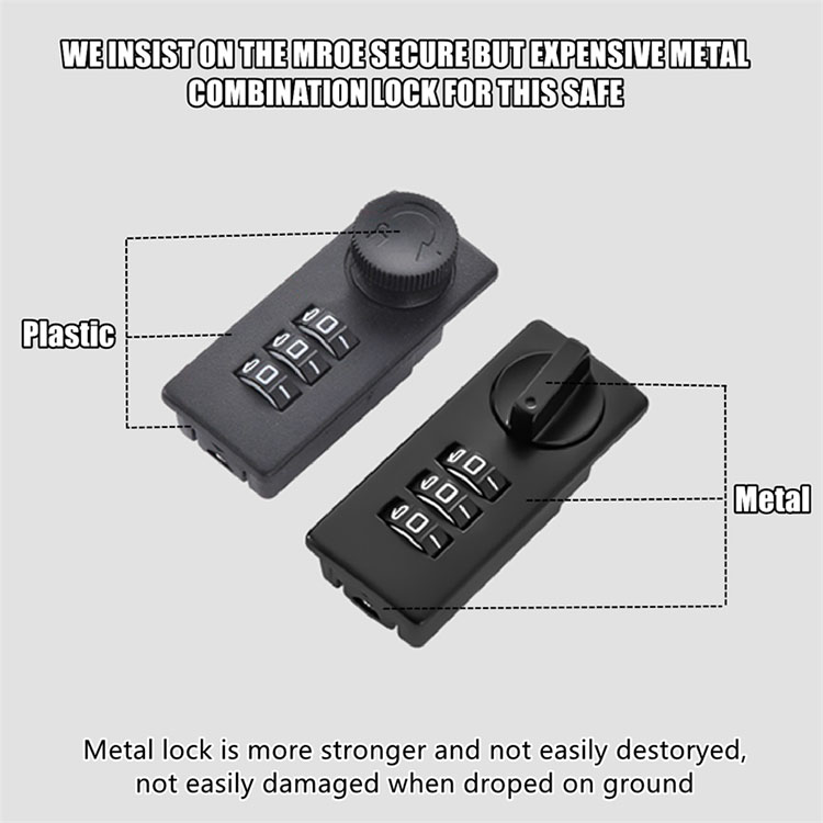 Mechanischer Code Mini Gun Safe-8905