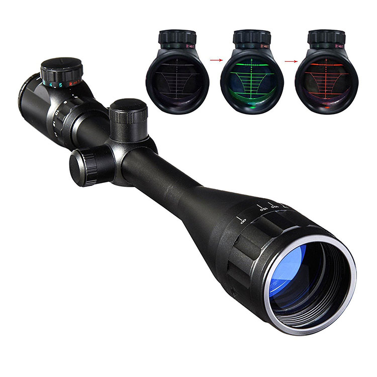 6-24x50 Adjustable Rifle Scope Reticle Red Green Dot Hunting Scopes Tactical Riflescopes Hunting Rifle Sight Scope