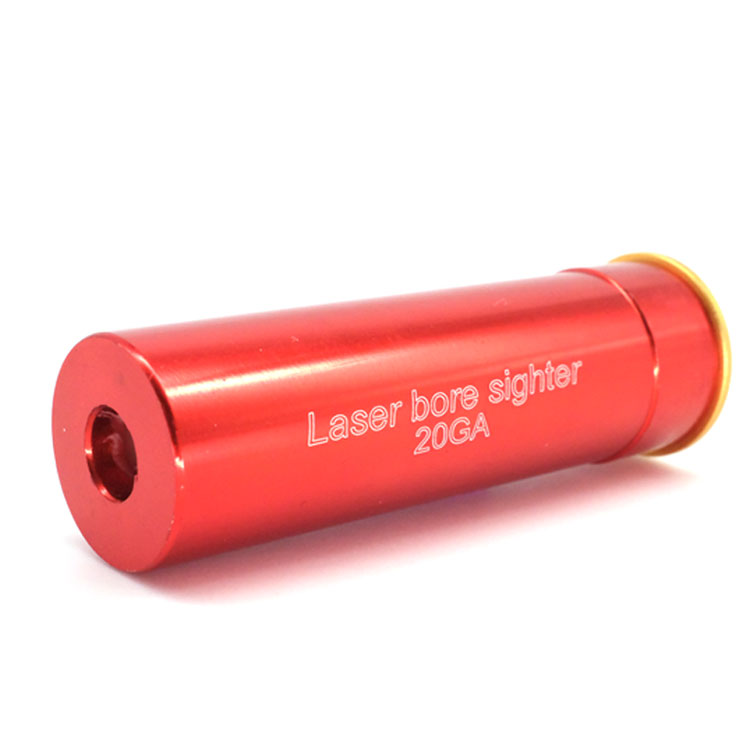Aluminum 20GA Red Laser Bore Sight 20GA Boresighter Laser Collimator