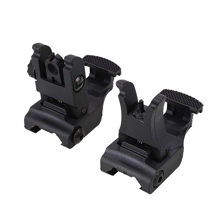 AR-15 Rapid Tactical Front And Rear AR15 Parts Flip-up Back-up Sight Set AR 15 Sights For Hunting
