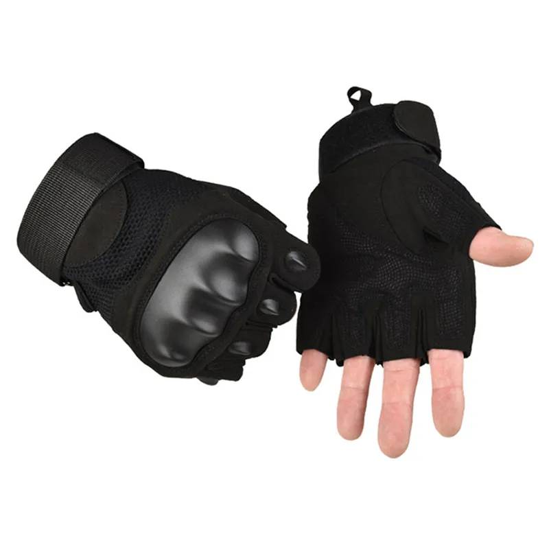 Biking Motorcycle Fingerless Half Finger Gloves Military Gloves Army Tactical Hand Hunting Gloves