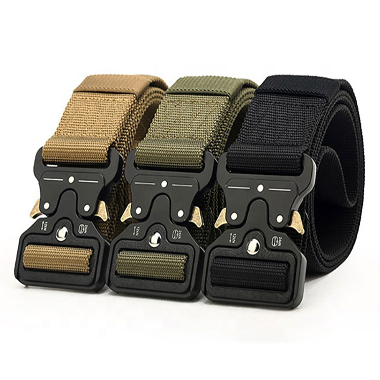 45mm Quick Release Button Outdoor Hunting Nylon Tactical Belt
