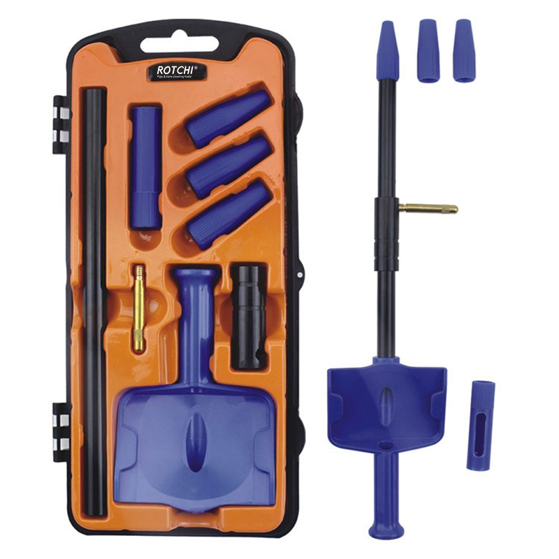 Gun Cleaning Bore Guide with Oil Patch Guide 3 Adapters