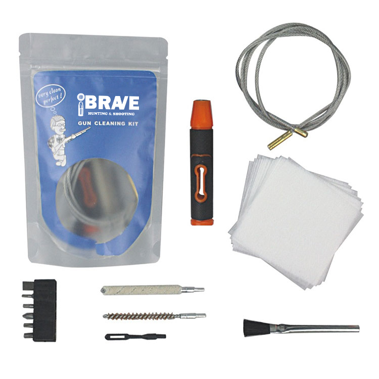 Gun Cleaning Kit Flexible Cable with Screw Bits