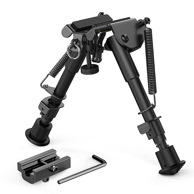 Hunting Accessories 6-9 Inch Flying Bipod Tactical Shooting Bipedal Telescopic Bipod