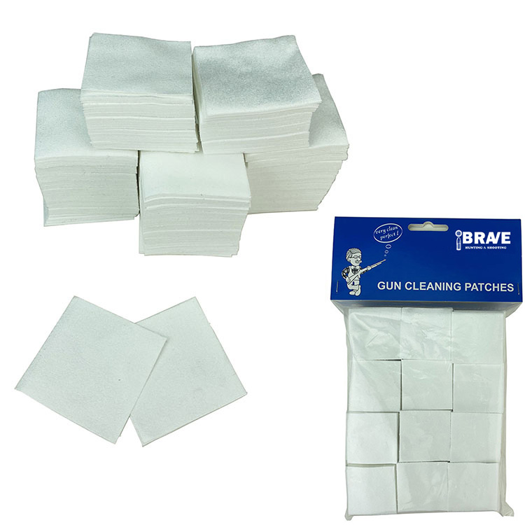 Micro Fiber Square and Round Cotton Cloth Gun Cleaning Patches