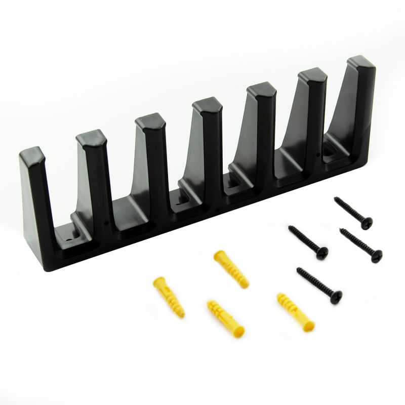 Solid ABS Wall Mount Magazine Holder Storage Rack for 6xPMAG