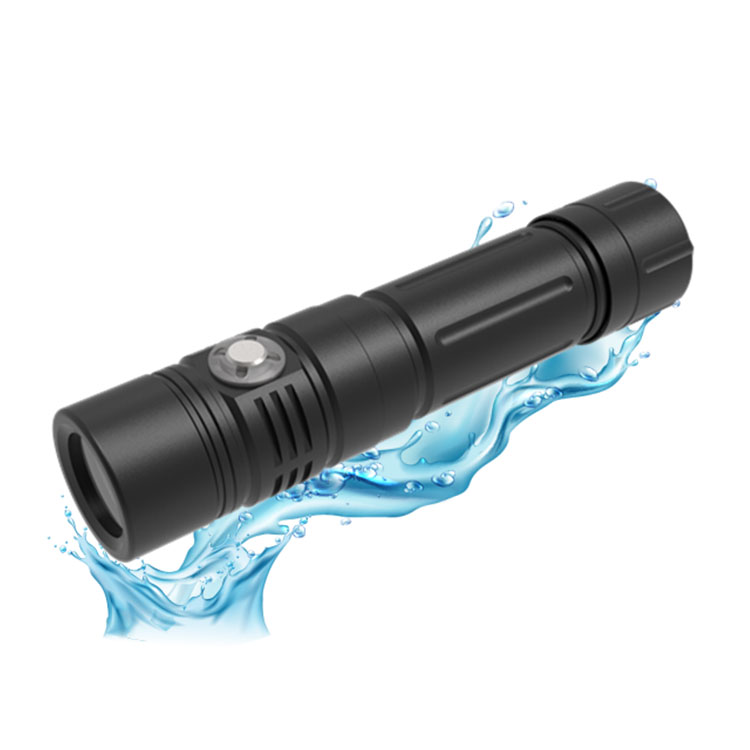 SST40 Professional IPX8 LED Diving Flashlight