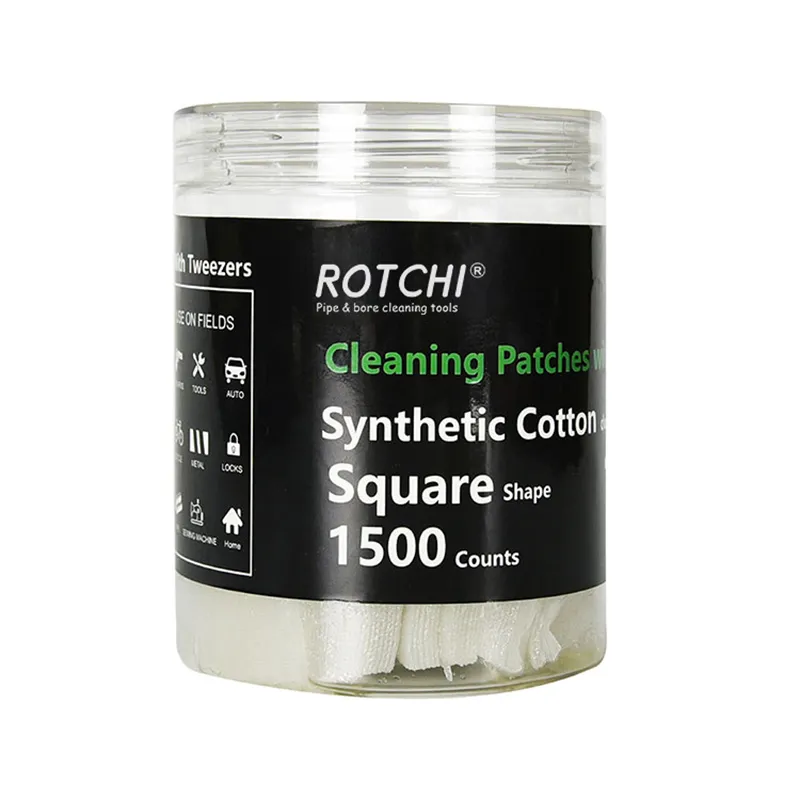 Synthetic Cotton Oil Saturated Gun Cleaning Patches
