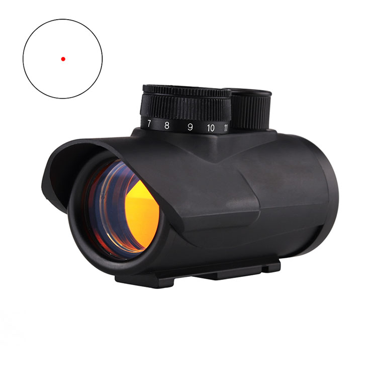 Tactical Hunting 1x30 Red Dot Holographic Sight RGB Dot Sight With 11/20mm Picatinny Weaver Rail Mount