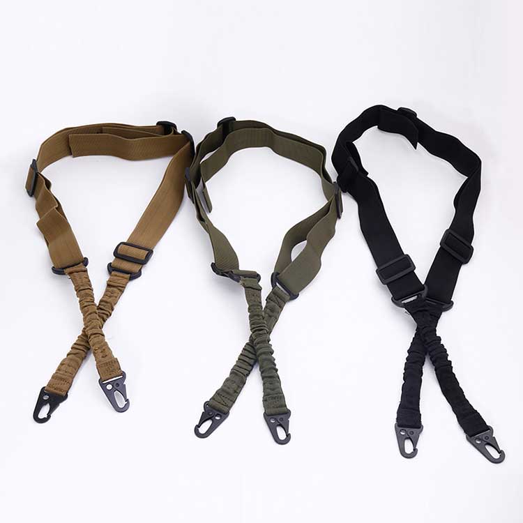Two Point Sling Nylon Multi-function Adjustable Two-point Tactical Rifle Sling Strap Outdoor Airsoft Sling Strap