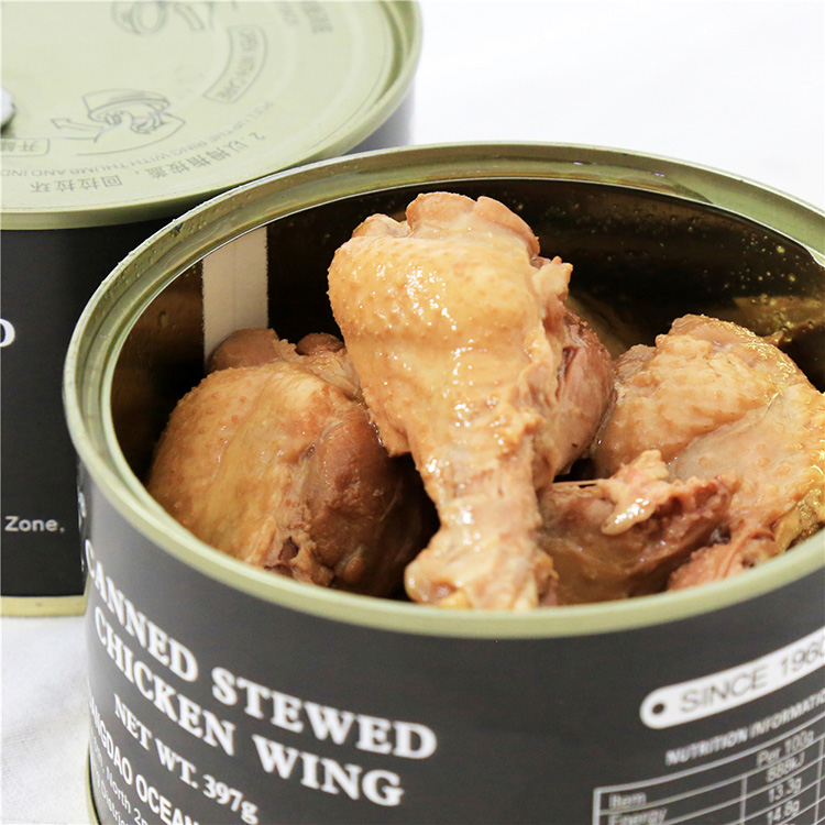 Canned Stewed Chicken Wings