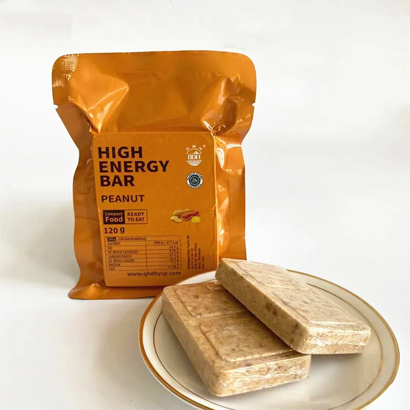 Ration alimentaire comprimée de biscuits de saveur de chocolat de la haute énergie 120g